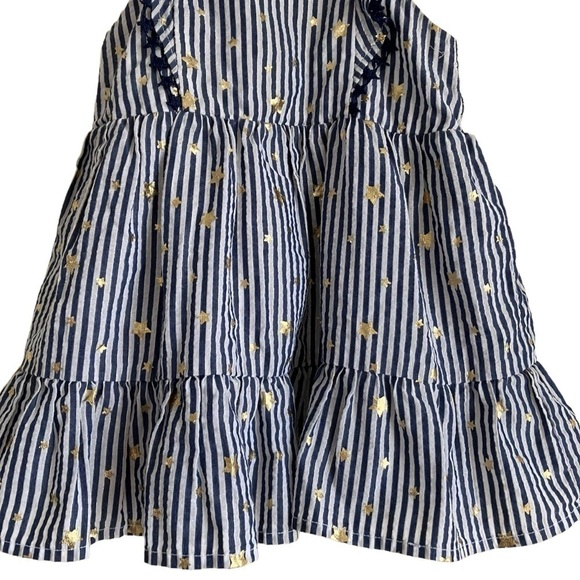Cat&Jack Baby Girl Summer Dresses Bundle Star Print Dress Eyelet Midi Dress 18mo - Picture 4 of 16
